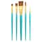 Royal & Langnickel® Menta™ Round & Wash Synthetic Acrylic 5 Piece Brush Set